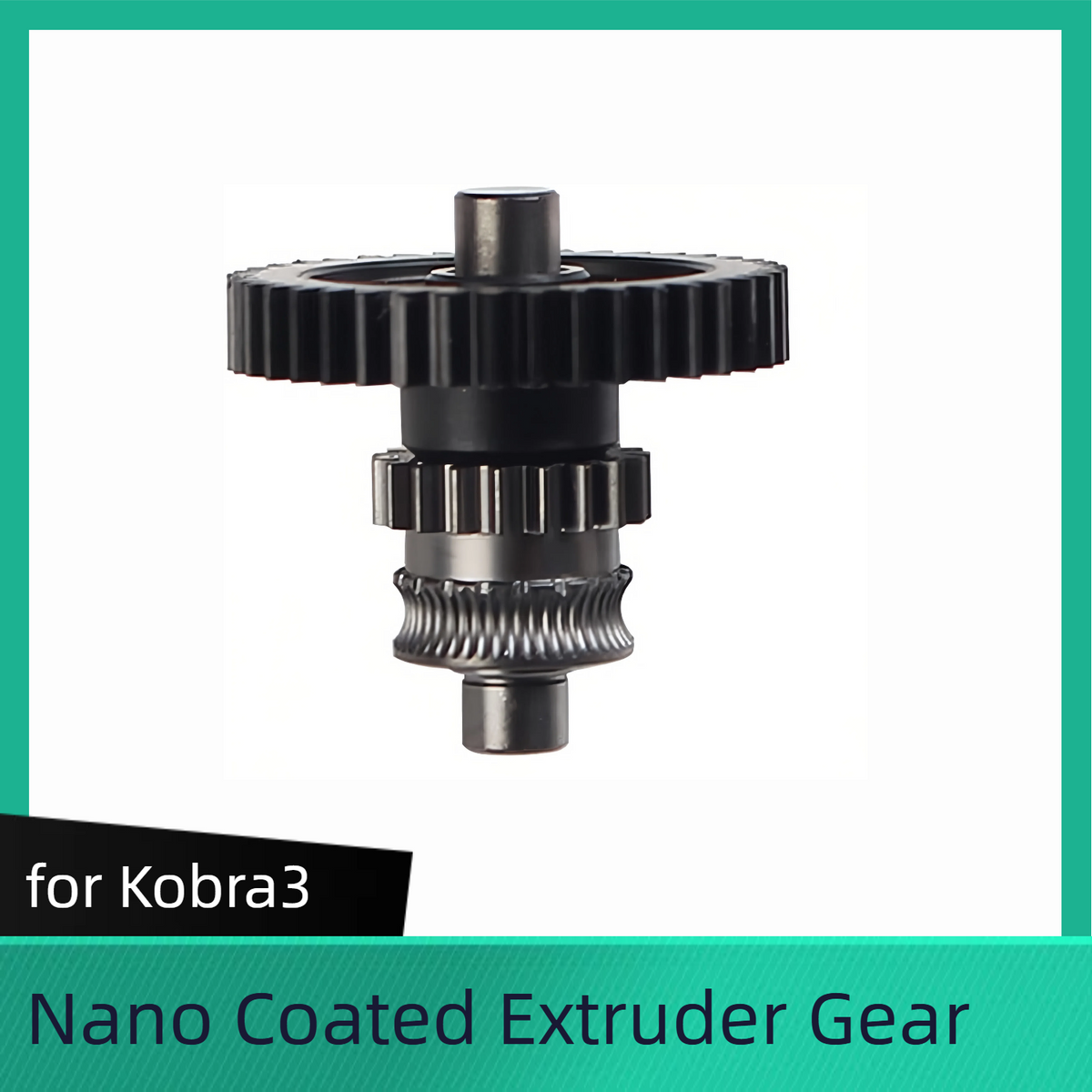 Hardened_Steel_Black Extruder_Gear