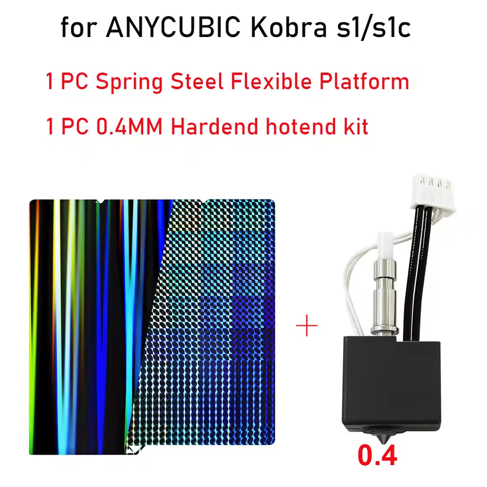 Hotend Kit for Kobra S1C Texture Double-Side PEI PEO Plate Board