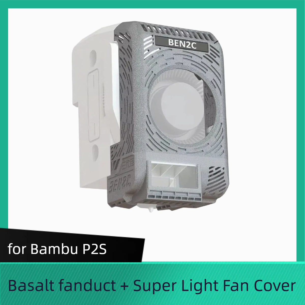 BEN2C 360° Flow Cooling Fan Duct Super Combo for Bambu Lab - P2 series