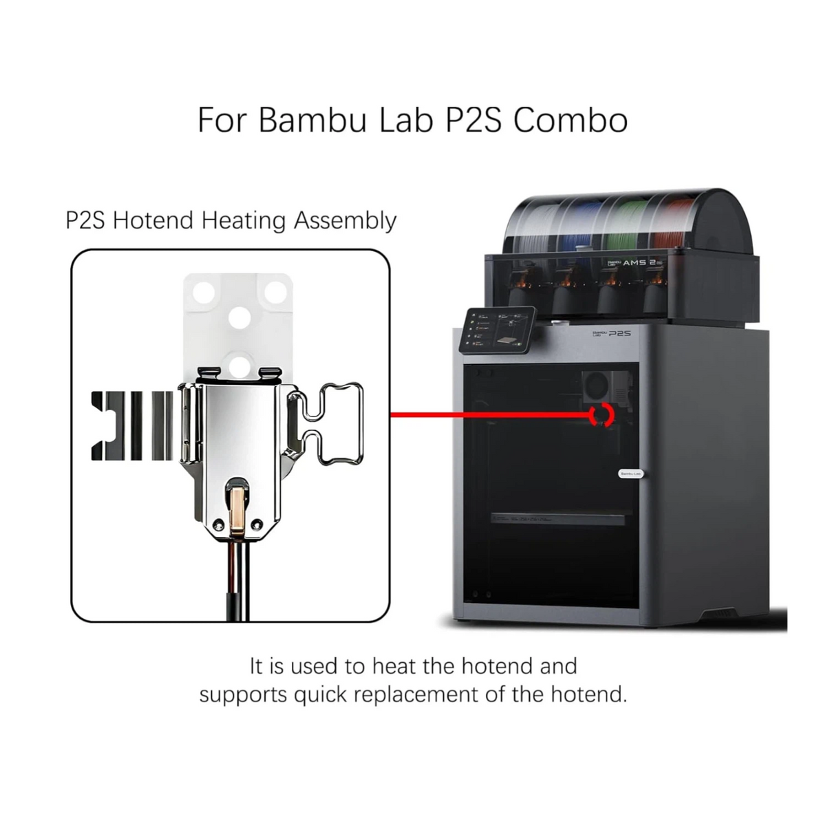 P2S Hotend Heating Assembly Kits