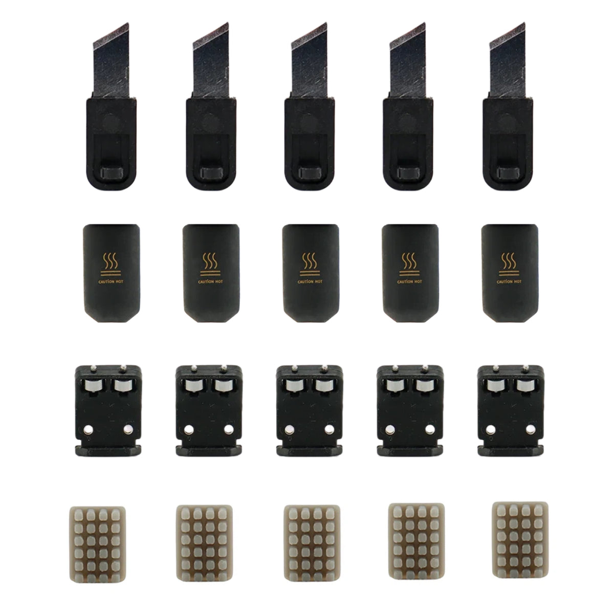 for QIDI Max4 Hotend Silicone Sock/Waste Bin Pusher Plate Silicone/Cutter Blade