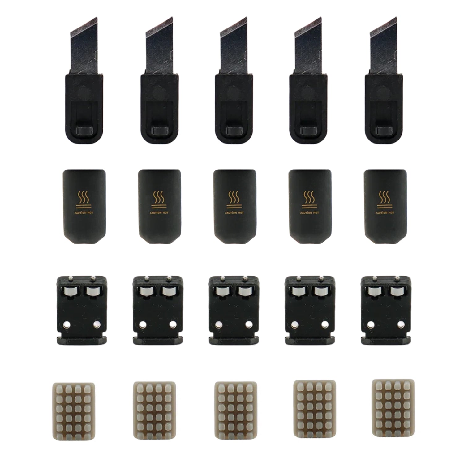 for QIDI Max4 Hotend Silicone Sock/Waste Bin Pusher Plate Silicone/Cutter Blade