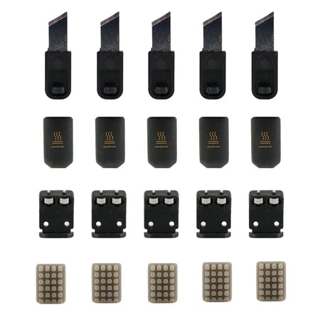 for QIDI Max4 Hotend Silicone Sock/Waste Bin Pusher Plate Silicone/Cutter Blade