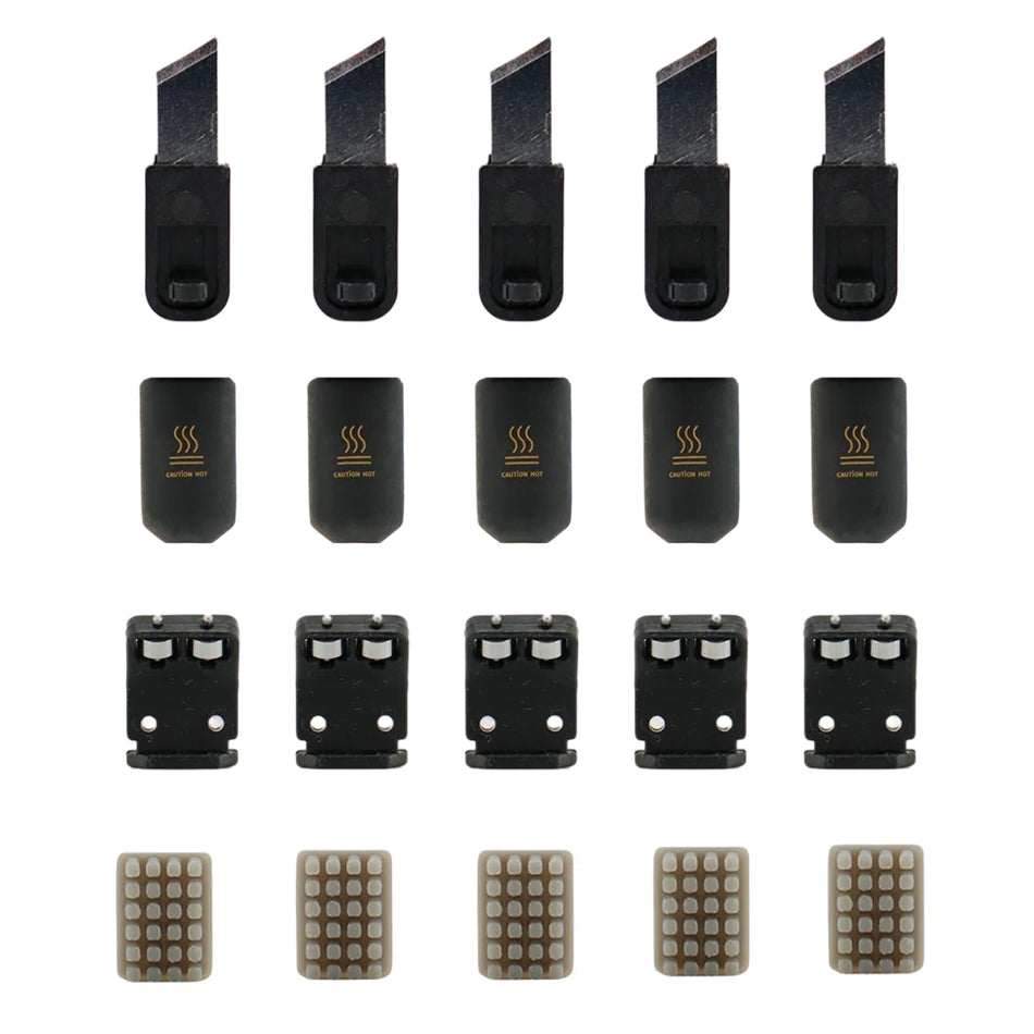 for QIDI Max4 Hotend Silicone Sock/Waste Bin Pusher Plate Silicone/Cutter Blade