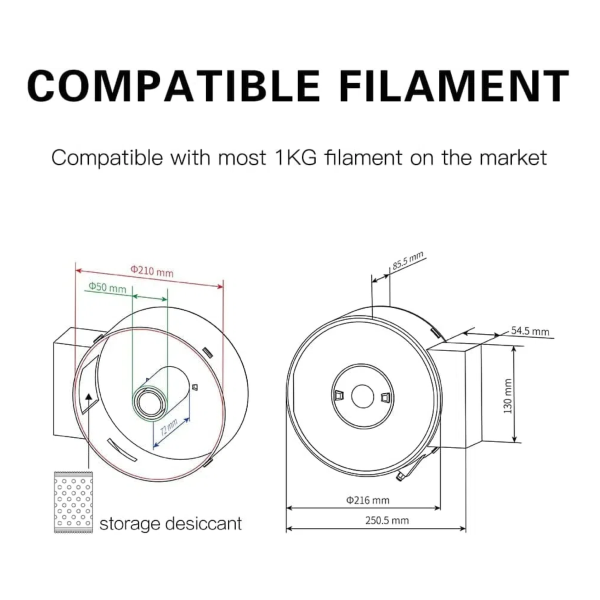QIDI FOR  filament dryer -box 