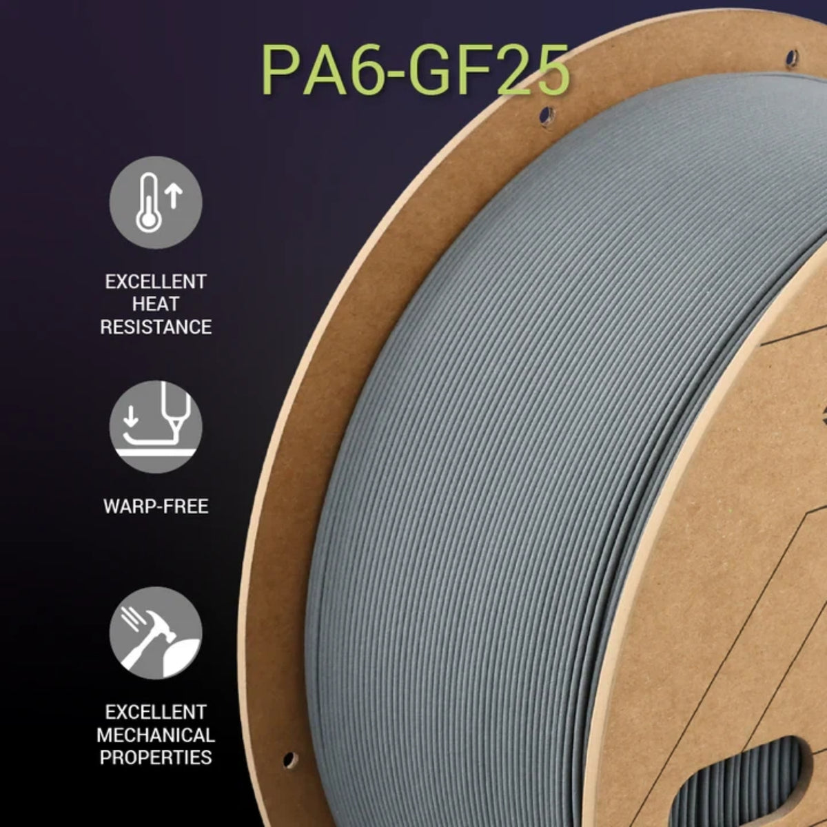 Fiberon™ PA6-GF25 (Formerly PolyMide™ PA6-GF) for Polymaker