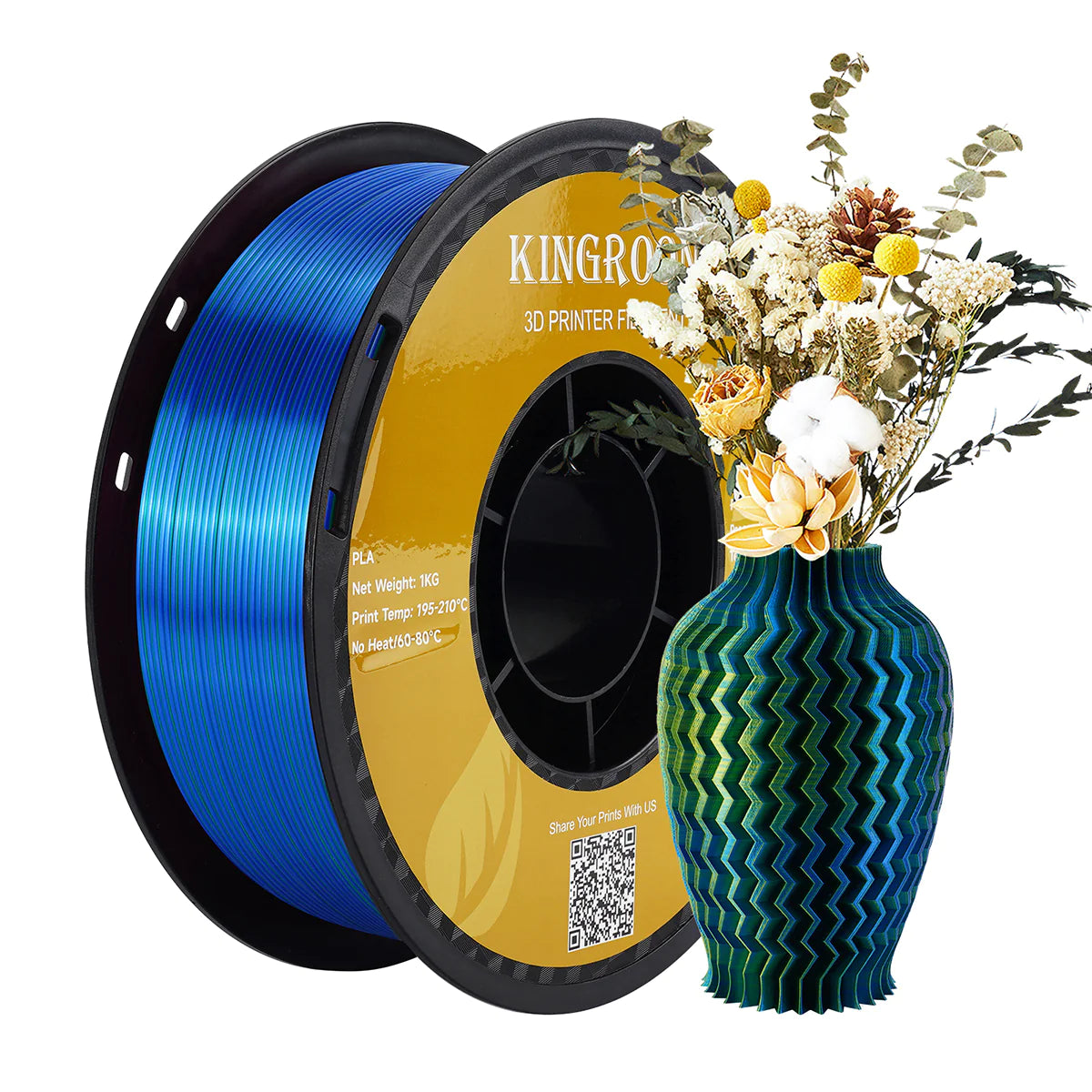 【6KG Pack】Multicolor Filament PLA