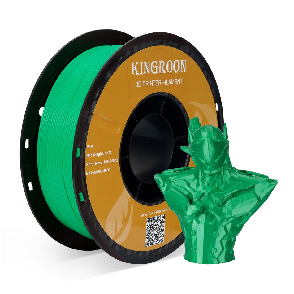 【2KG Pack】Green PLA Filamento Impresora 3D 1.75mm