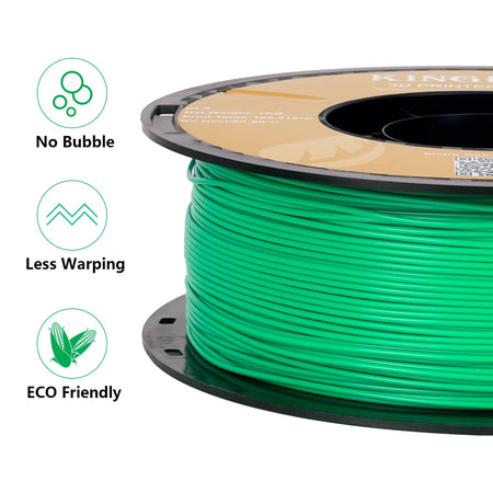 【2KG Pack】Green PLA Filamento Impresora 3D 1.75mm