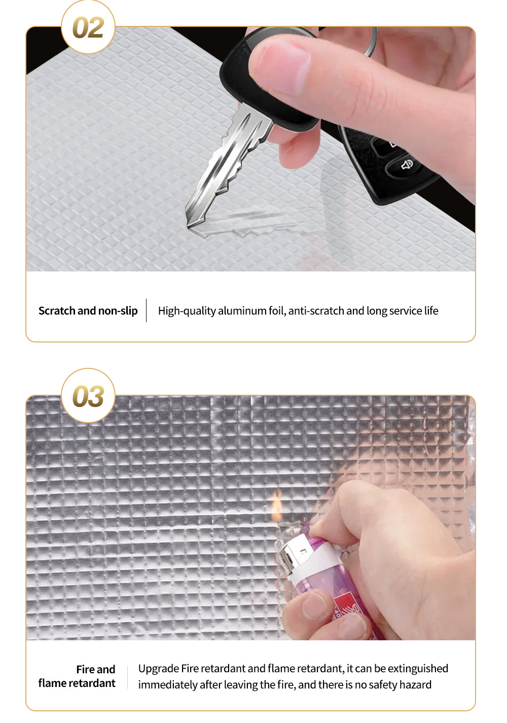 Heat bed insulation mat