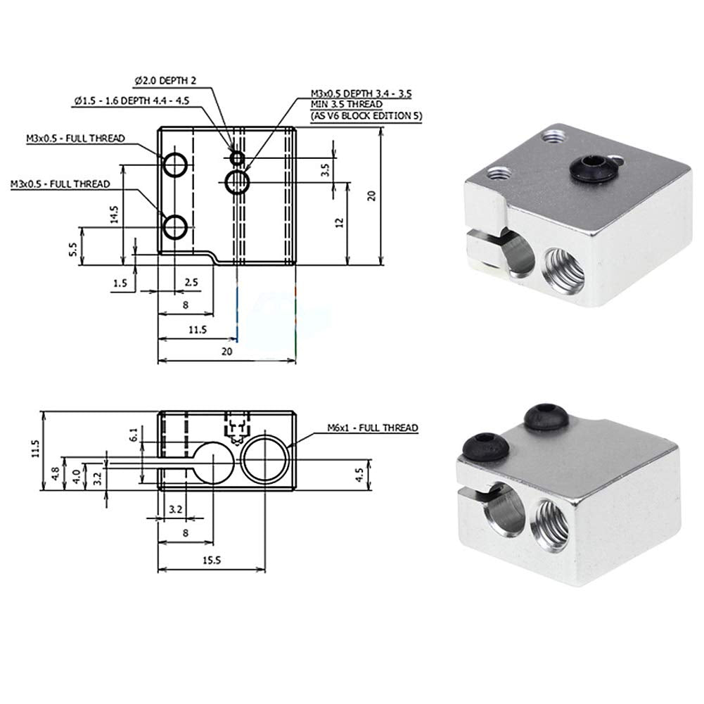 volcano heater block