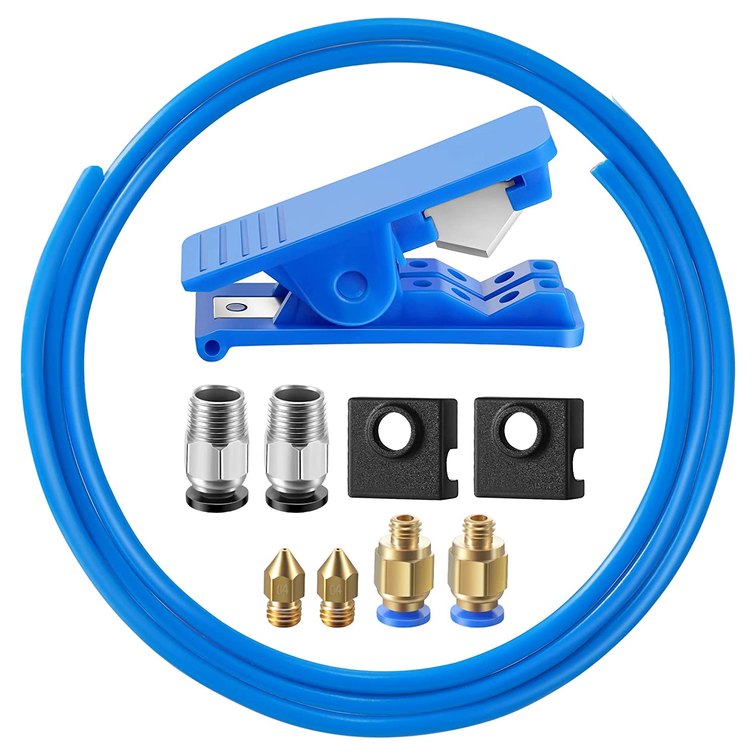 HALJIA 2 METERS PTFE Teflon Bowden Tubo 4.0 Mm ID 6.0 Mm Di Diametro