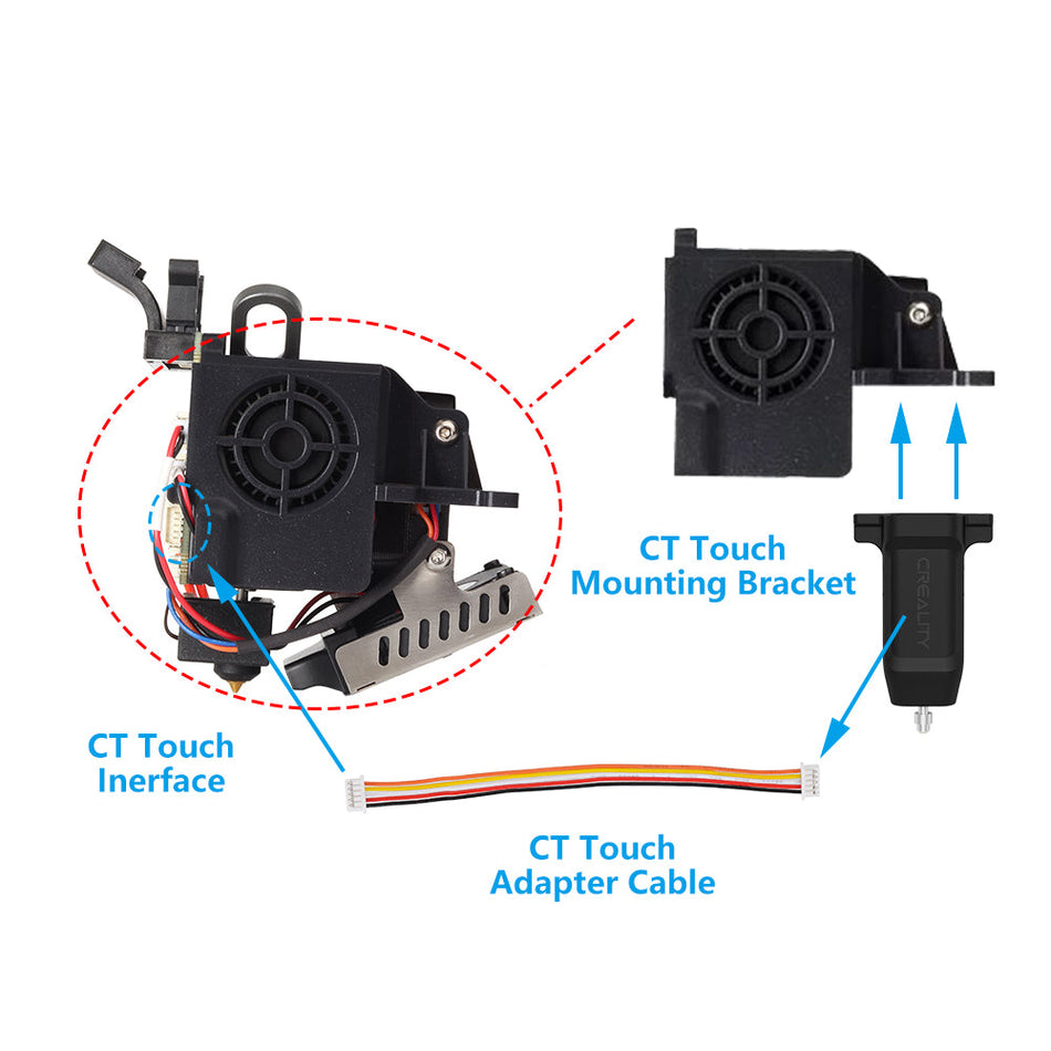 CT Touch Connect Cable for the Ender 3-S1 Sprite Extruder