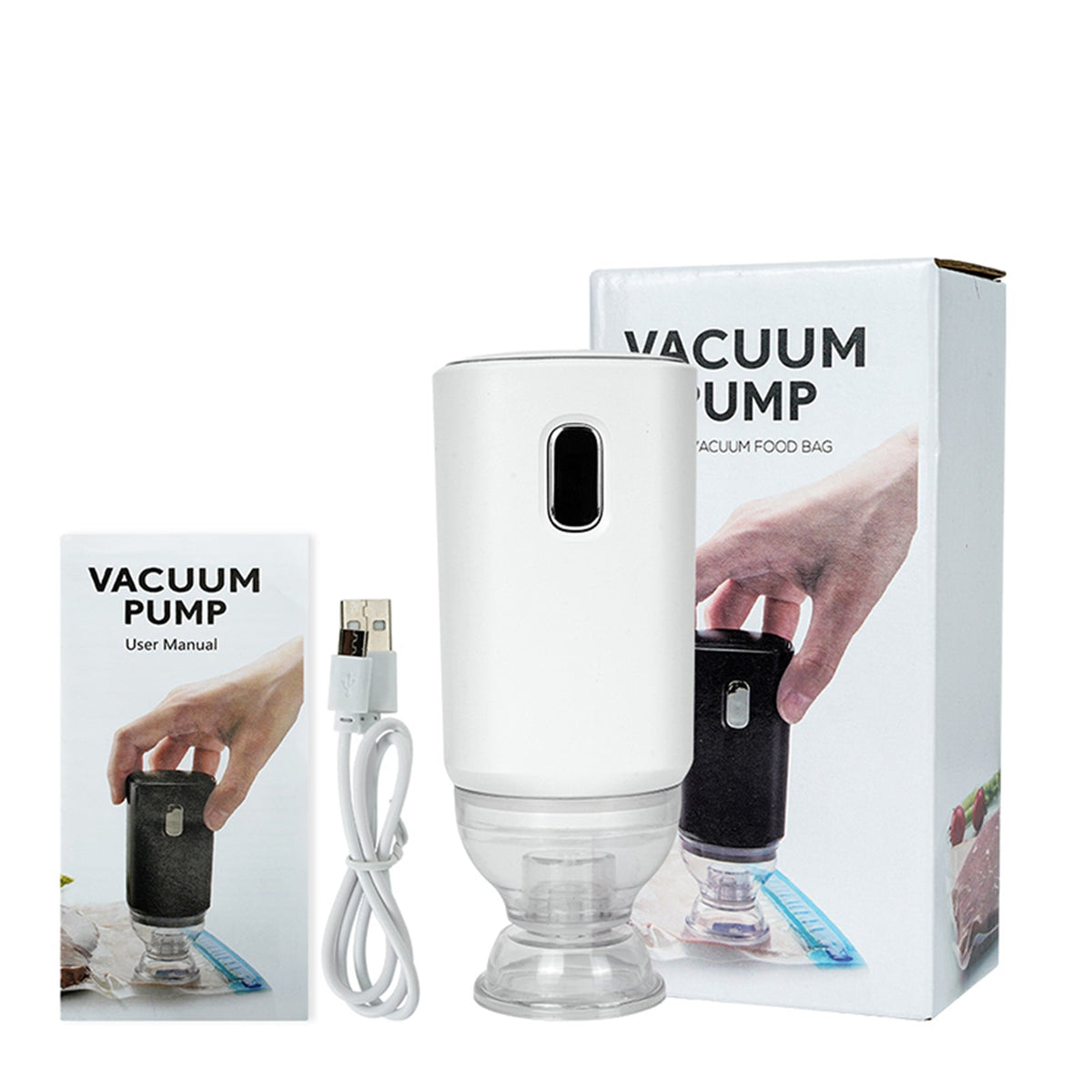 Vacuum filament storage bag with suction Pump – P3D