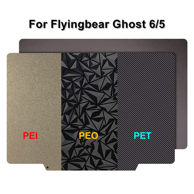 Placa de construcción PEO PET PEI de doble cara para Flying Bear Ghost6 Ghost5