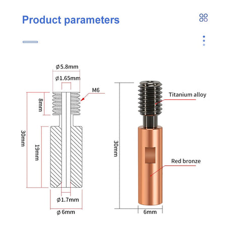 spec-of-KINGROON-3D-Printer-Parts-Upgrade-Bi-metal-Heatbreak