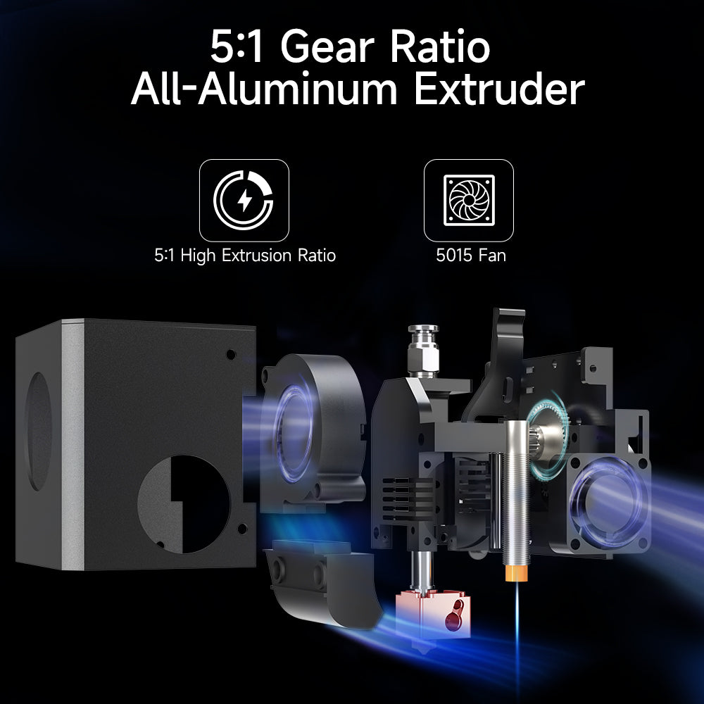 klipper extruder gear ratio Kingroon KLP1 CoreXY 3D Printer