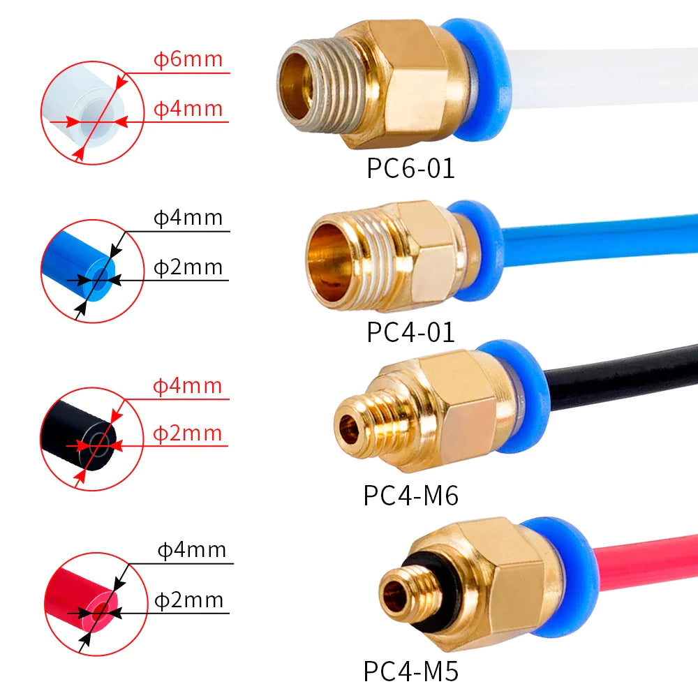 pc4-m6 and pc4-m10 connectors