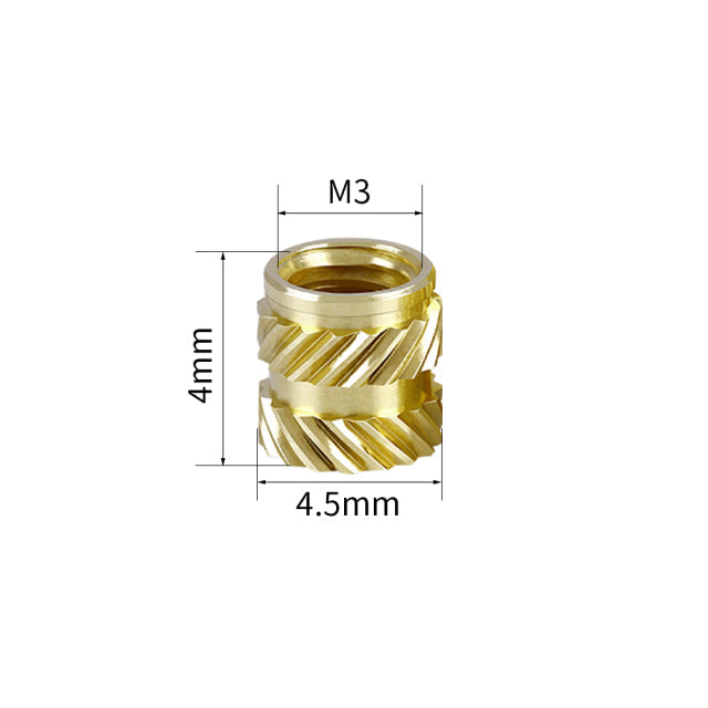 Copper Thread Insert Threaded Inserts for Plastic – P3D