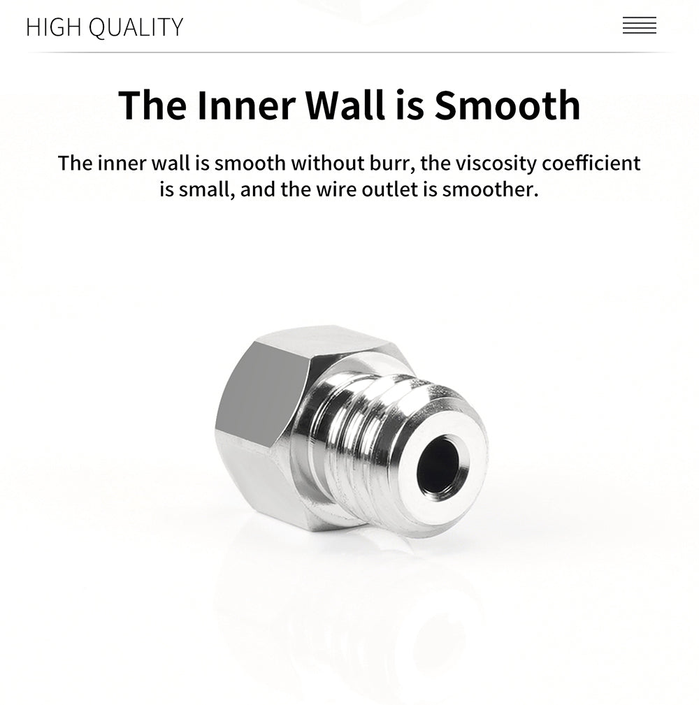 Micro Swiss MK8 plated nozzle