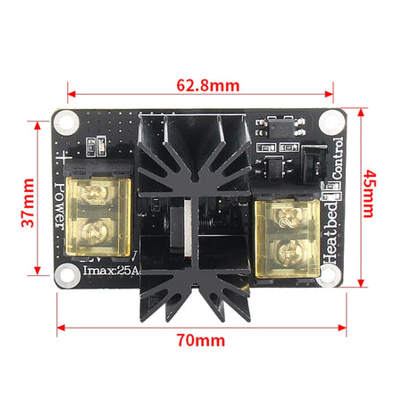 25A Mainboard Expansion Module Heated Bed Control High Current Powerfu ...