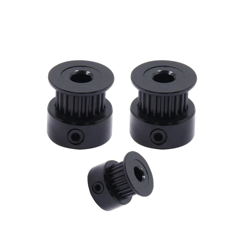 Polea de distribución GT2, diámetro interior de 16/20 dientes, 5mm, 8mm de ancho, 6mm, rueda de dientes de engranaje de aluminio 7075