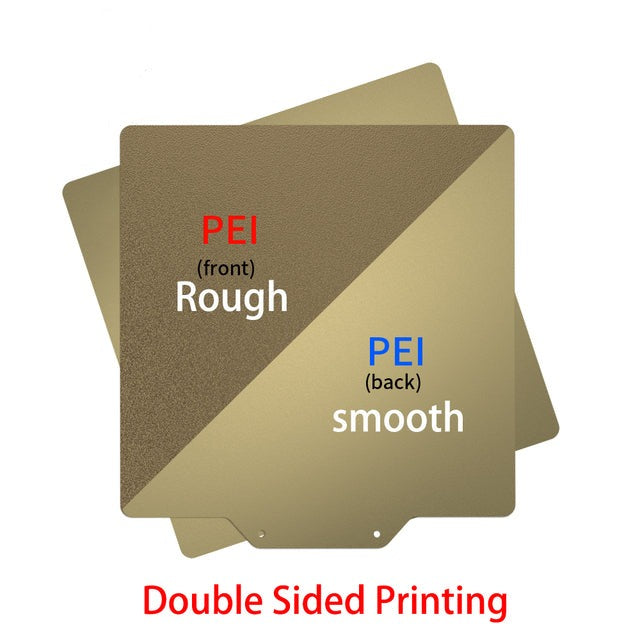 Double Sides PEI+PEI Build Plate 180/235/310mm