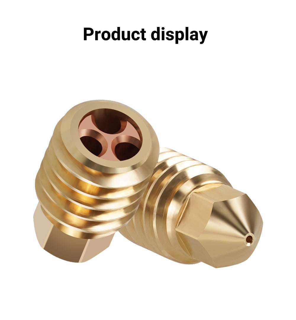 CHT Nozzles Copper Plated Brass Hardened Steel Nozzle For Bambu Lab X1 Carbon X1-Carbon P1P 3D Printer