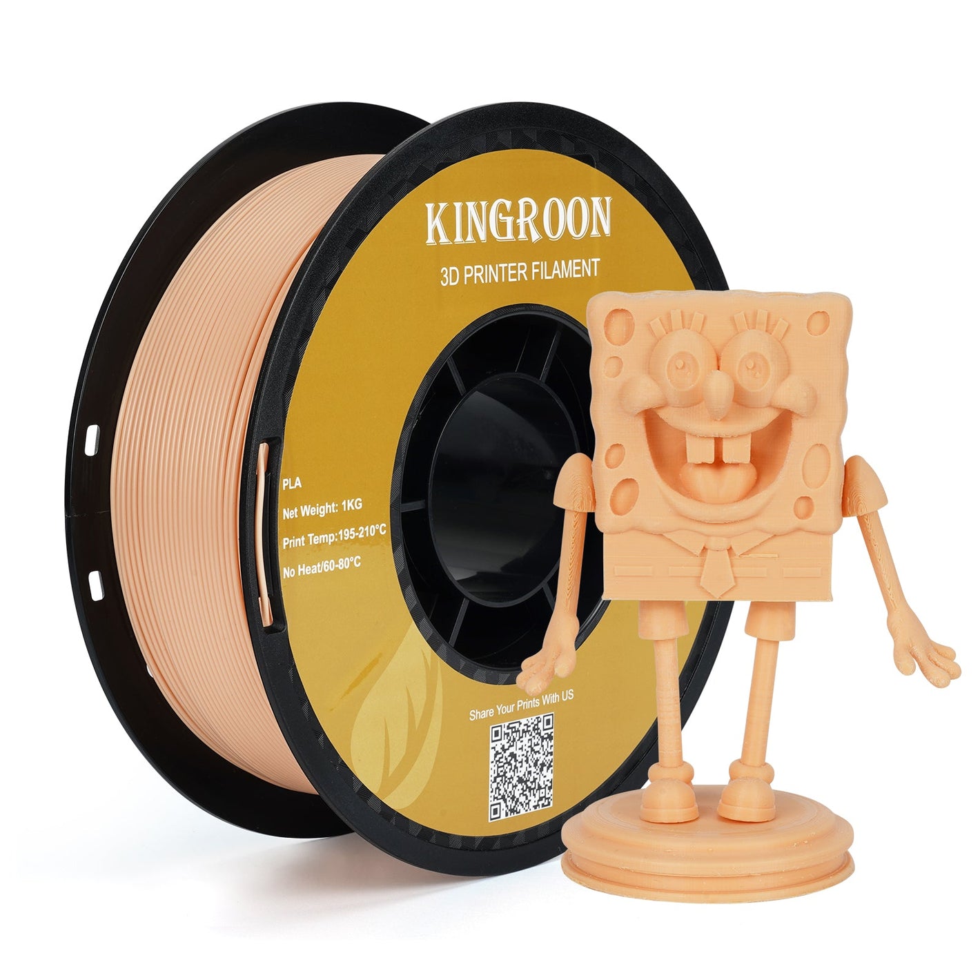 【2KG Pack】Skin PLA Filament 1.75mm 1KG (FRESH)