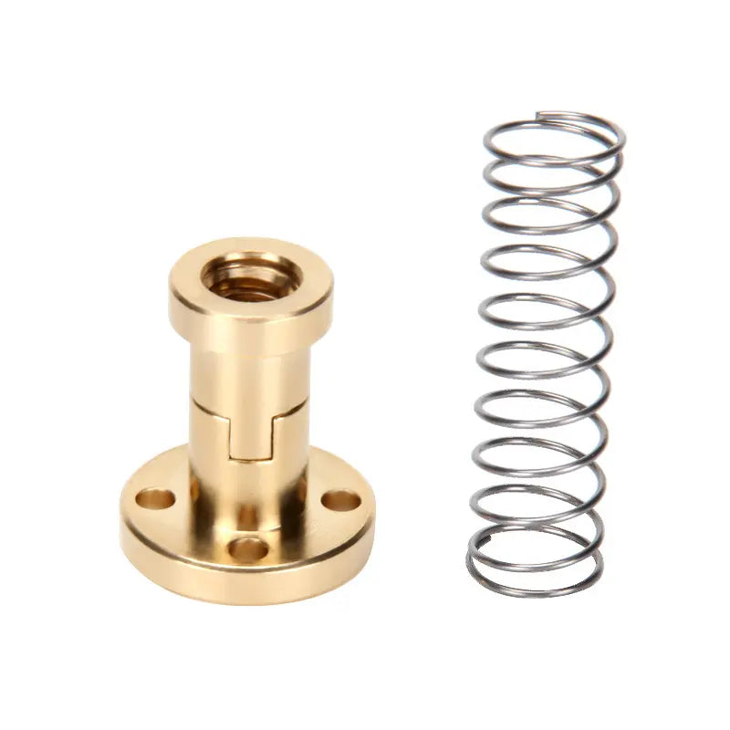 2pcs T8 Anti-backlash Brass Screw POM Nut