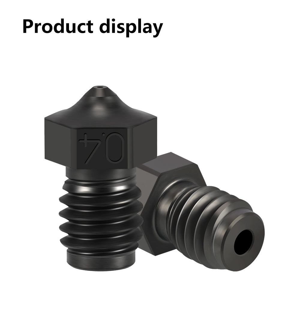 E3D V6 DLC Hardened Steel Nozzle for Kingroon KP3S Pro S1, KP3S, KP3S Pro, KP5L