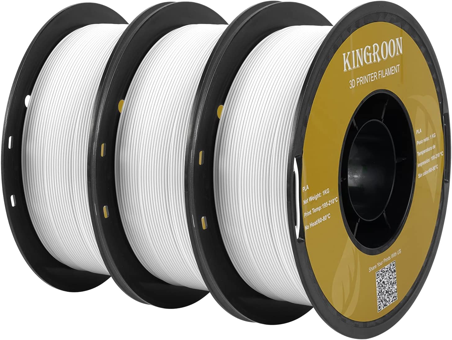 3KG PLA Filament 1.75mm PLA Impresora 3D