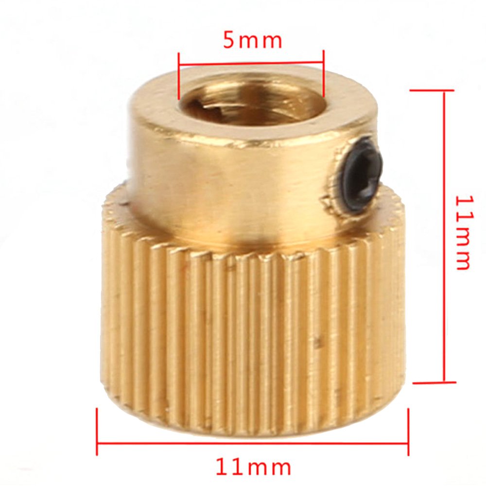 ender 3 v2 extruder gear 40 Teeth 3D Printer Extruder Drive Gear for CR-10, CR-10S, S4, S5, End – P3D