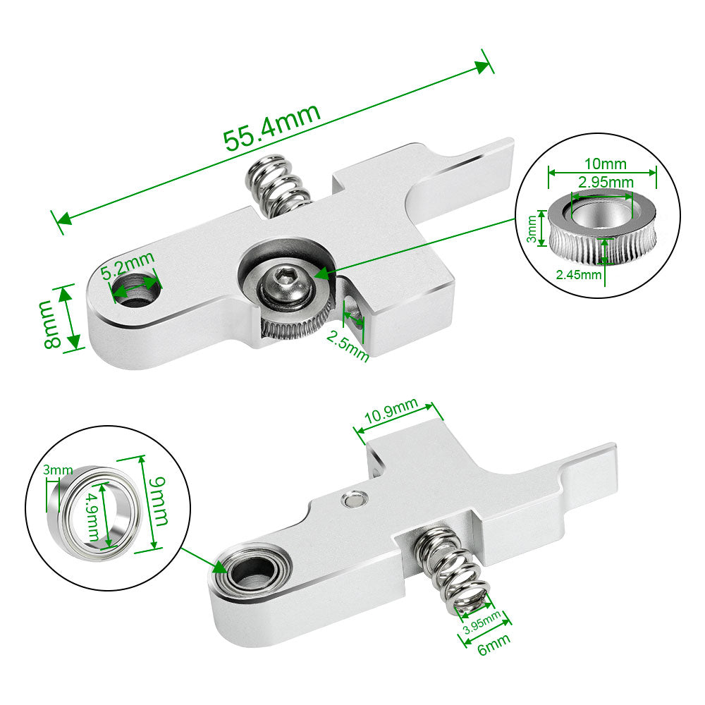 Metal Extruder Idler Arm